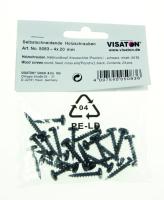 4X20MM 5083 KREUZSCHLITZSCHRAUBEN HALBRUNDKOPF SCHWARZ VPE: 24STK.