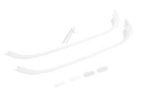 KÜHLSCHRANKTÜRGRIFFE WEISS ERSATZ FÜR 369542, 2 STÜCK