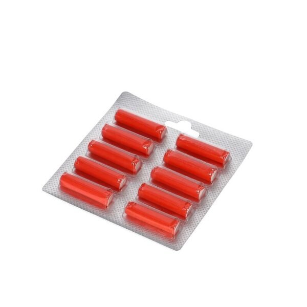 10x Duftpatrone Lufterfrischer rot Duft Rose für Staubsauger