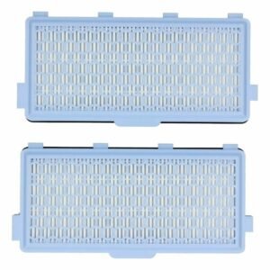 2x Abluftfilter Kassette HEPA Filter kompatibel Miele 9616280 SF-HA50 Lamellenfilter für Staubsauger - LUTH Premium Profi Parts