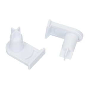 2x Türscharnierbuchse Buchse Türscharnier Halterung kompatibel mit Bosch Siemens 00169301 für Kühlschrank Gefrierschrank Tür - LUTH Premium Profi Parts