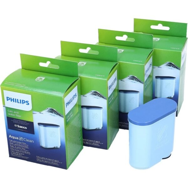 4x Philips Saeco Wasserfilter AquaClean für Kaffeemaschine Click&Co System CA6903/10 421946039401