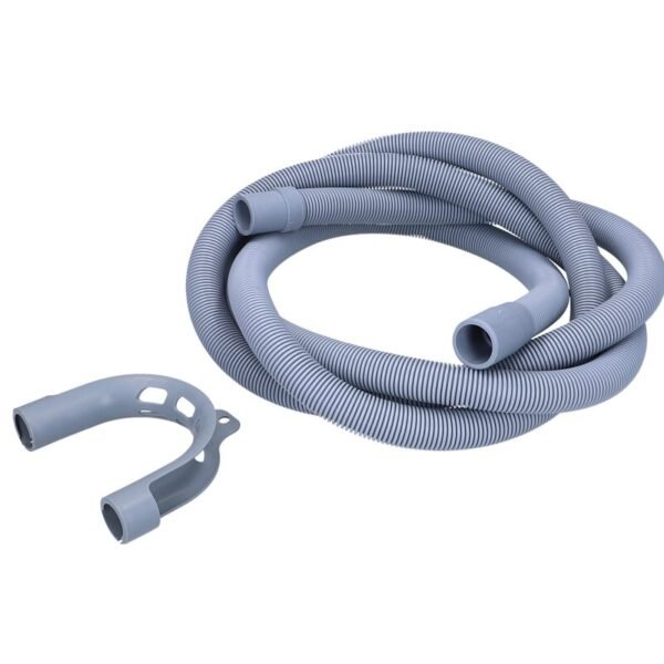 Ablaufschlauch Flexibler Abwasserschlauch Schlauchverlängerung Ablaufschlauch Verlängerung Adapter universal 19/22mmØ 2,5m für Waschmaschine Geschirrspüler Spülmaschine