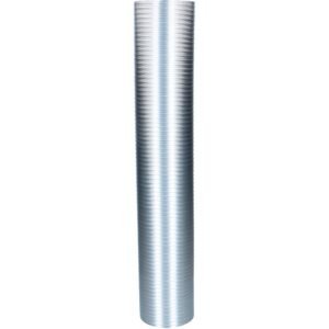Abluft Schlauch Abluftschlauch Ø 100 mm rund Alu Universal 3 m Trockner Abzugshaube Aluflexrohr silber
