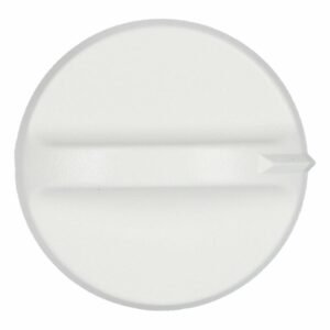 LUTH Premium Profi Parts Knebel kompatibel mit Euronova C315044b02 Drehgriff Weiß für Waschmaschine
